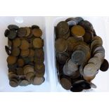 Pennies and halfpennies including Victorian, 3.8kg