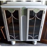 Painted display cabinet