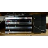 Bang & Olufsen stack comprising Beogram CD type 5152, Beogram 5981, Beomaster 2342 and Beocord