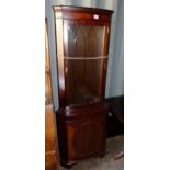 Mahogany corner unit