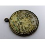 Medal with motto Bei Got Ist Rath Und That 1609