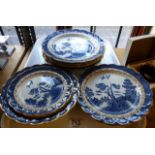 Fourteen Booths Real Old Willow plates