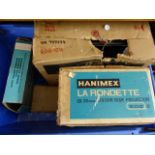 Sharp tape recorder RD ~ 505, Hanimex colour slide projector etc