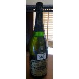 Vintage bottle of Bollinger Champage 1969