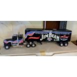 Limited edition Matchbox Jim Beam Distillery and Peterbilt Brewery lorry