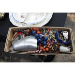 Box of costume jewellery etc