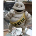 Cast iron reproduction money box in form of Michelin Man