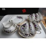 Colclough part teaset