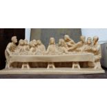 Ceramic figure depicting The Last Supper