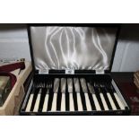 Boxed set of flatware