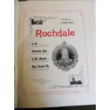 Book, Rochdale in the Coronation Year, featuring HM King Edward VII with many photographs of the