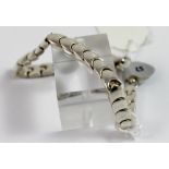 Sterling silver snake style bracelet