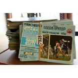 Manchester City football programmes, 1970s and 1980s