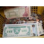 Foreign coins and bank notes
