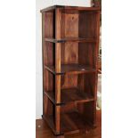 Mexican pine style set of four shelves H ~ 83cm