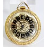 Gold plated Ingersoll fob watch