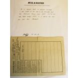 Original Auschwitz Concentration Camp letter dated 1941 with provenance