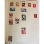 Eight world stamp albums