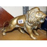 Decorative brass lion