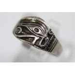 Sterling Silver Egyptian ring, size P