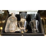 Cased silver plated communion set