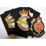 Twenty British Military regimental blazer badges