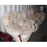 Upholstered three piece suite