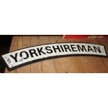 Cast iron Yorkshireman sign, L ~ 62cm