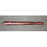 Wooden police truncheon, 46cm