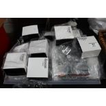 Ten new boxed fashion watches, two bags of new large fashion pendants etc