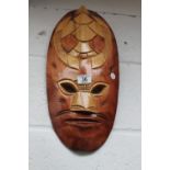 Hand carved ethnic tribal mask