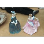 Royal Doulton Cherie HN2341 and Invitation HN2170 figurines