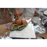 Walt Disney Classics collection figurine, Bambi, boxed with certificate of authenticity