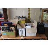 Large mixed lot including Sony stereo, CDs etc