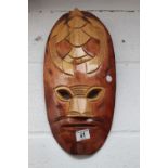 Hand carved ethnic tribal mask