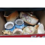 Box of mixed ceramics mainly HLB