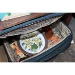 Carlton suitcase with mixed contents
