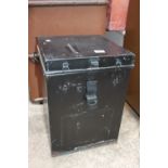 Twin handled metal storage box