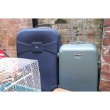 Delsey suitcase and further modern suitcase