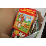 Box of childrens vintage books