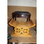 Piano stool and Ashanti stool