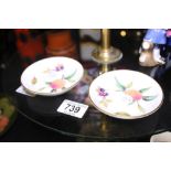 Pair of Royal Worcester dishes in Ardern design