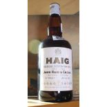 Bottle of Haig blended Gold Label Scotch whisky, 70% proof