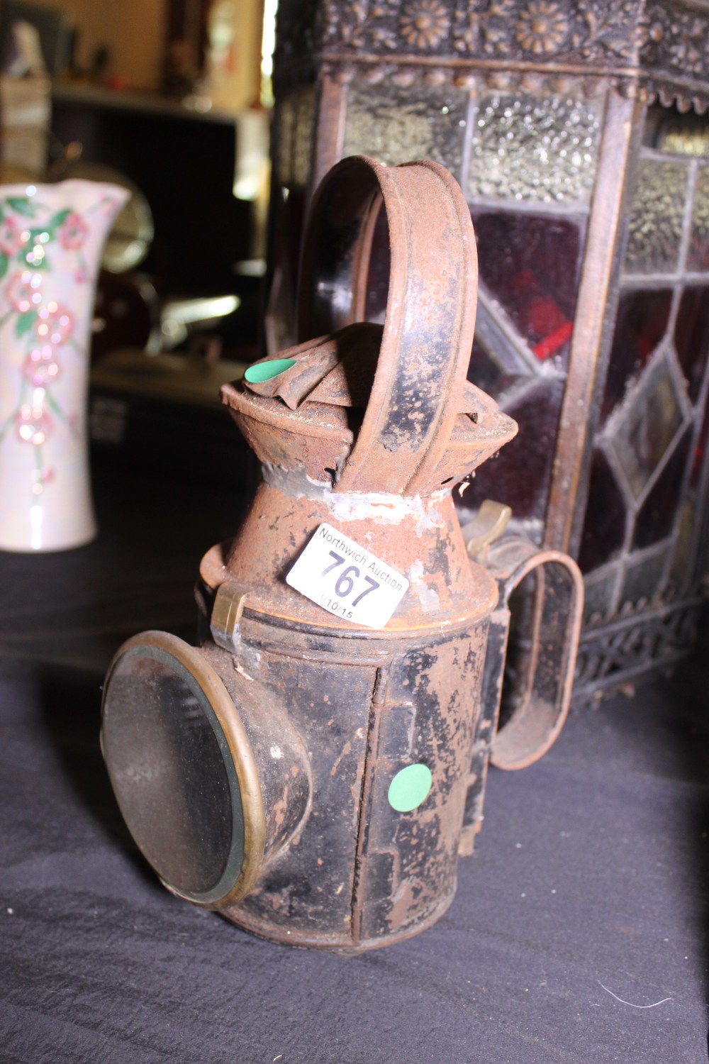 Vintage miners lamp