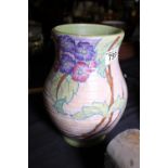 Charlotte Rhead floral vase A/F