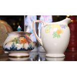 Royal Worcester Hadley ware small lidded pot