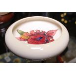 Moorcroft small cream Orchids inverted bowl