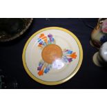 Clarice Cliff large Crocus platter