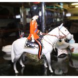 Beswick figurine, Duke Of Edinburgh in Guards uniform on Alamein