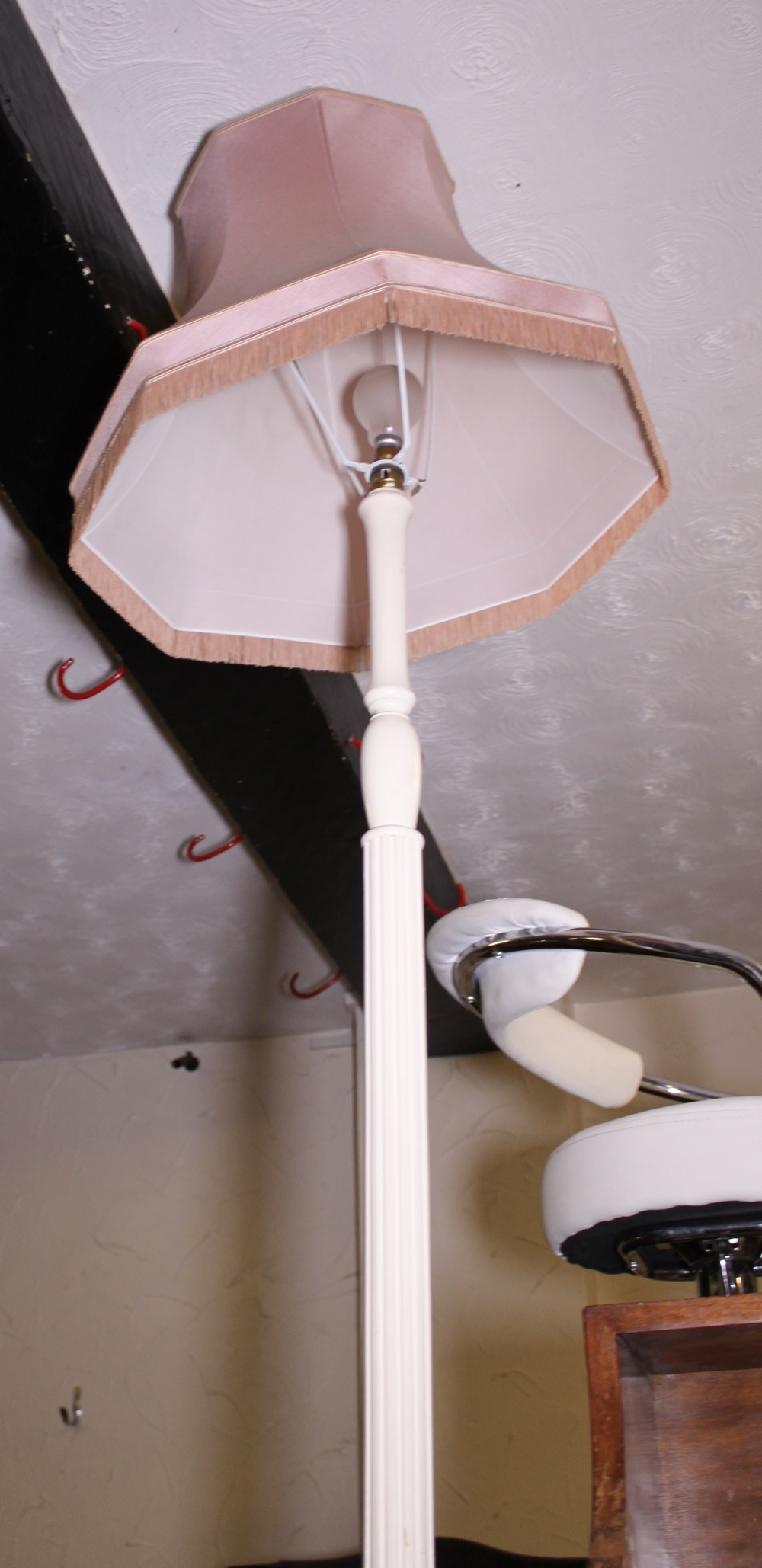 Standard lamp with shade